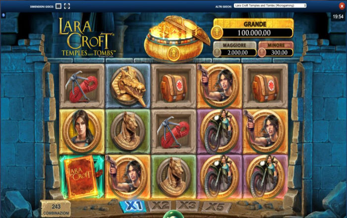 lara croft slot machine