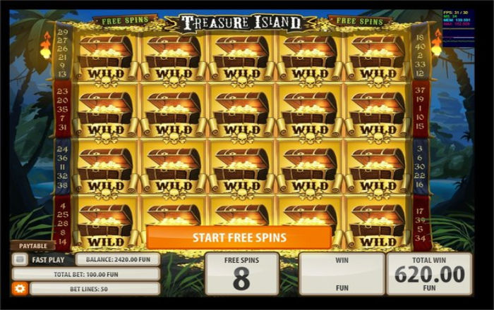Treasure Island Slot Machine