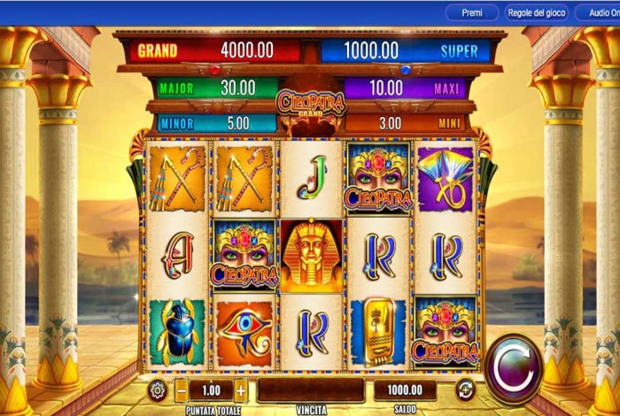 cleopatra grand slot machine
