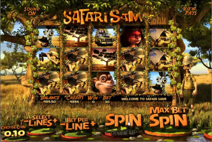 safari sam slot machine