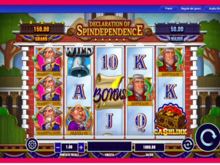 Declaration of spindependence slot machine